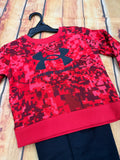 UNDER ARMOUR BOYS RIVAL HOODIE ANTHEM RED UAFJI75D-930