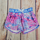 UA PLAYUP PRINTED SHORTS MARBLE