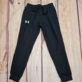 UA BOYS RIVAL FLEECE JOGGERS-BLACK