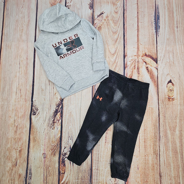 UA GRAY WAVE HOODIE SET