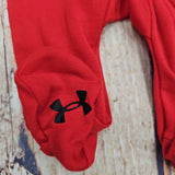 UA BOYS VERTICAL COVERALL RED