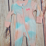 UA GIRLS ALL OVER PRINT COVERALL PINK FIZZ GN00O 693