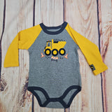 JOHN DEERE INFANT DUMPTRUCK ONESIE