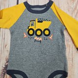 JOHN DEERE INFANT DUMPTRUCK ONESIE