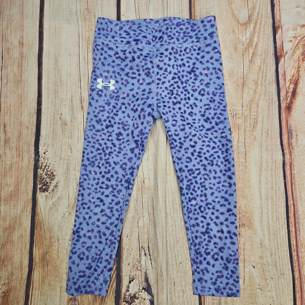 UA SPOTTED HALFTONE LEGGING VIOLET STORM