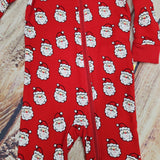 LITTLE ME SANTA ZIP FRONT