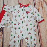 CLEARANCE LITTLE ME SNOW SANTA FOOTIE