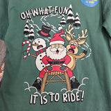 CLEARANCE CR SPORTS SANTA SLEIGH LONG SLEEVE SHIRT