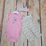 LITTLE ME BUTTERFLIES 3 PC SET