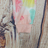 LITTLE ME FLORAL ZIP FRONT