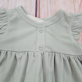MABEL AND HONEY MEADOW BREEZE ROMPER GREEN