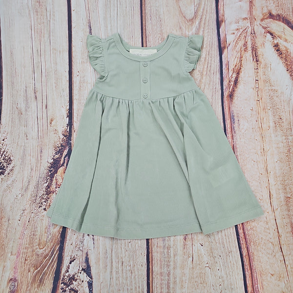 MABEL AND HONEY MEADOW BREEZE DRESS GREEN