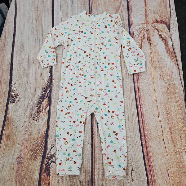 UP BABY SOFT JERSEY BUTTERFLY JUMPSUIT
