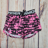 UA GIRLS PLAY UP PINK PATTERN SHORTS 1363371