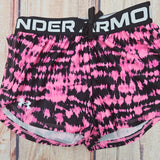 UA GIRLS PLAY UP PINK PATTERN SHORTS 1363371