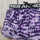 UNDER ARMOUR GIRLS PLAY UP PRINTED SHORTS PURPLE 1363371-543