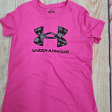 UNDER ARMOUR GIRLS TECH PRINT BL SSC PINK 1377016