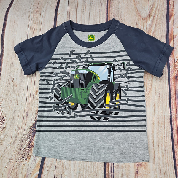 JOHN DEERE WALL TRACTOR T-SHIRT JD LIGHT HEATHER GRAY LP85738