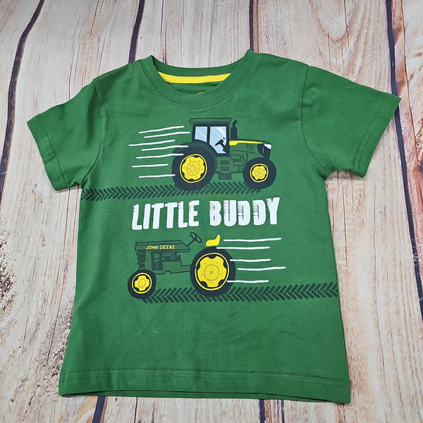 CLEARANCE JOHN DEERE BOYS LITTLE BUDDY T-SHIRT JD GREEN LP85728