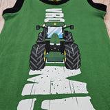 JOHN DEERE BOYS VROOM! MUSCLE T-SHIRT JD GREEN LP85740