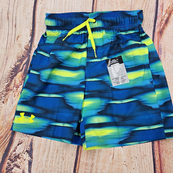 UNDER ARMOUR BOYS COMPRESSION VOLLEY SHORTS PHOTON BLUE 420