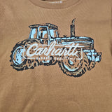 CARHARTT BOYS SHORT SLEEVE TRACTOR BROWN CA6519