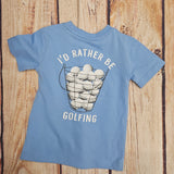 CR SPORTS RATHER BE GOLFING BLUE TEE