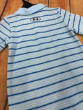 UNDER ARMOUR OPAL BLUE STRIPED POLO OVERALL UAFJN19A-453