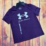 UNDER ARMOUR TECH BL SHIMMER GRAPHIC PURPLE 6019070