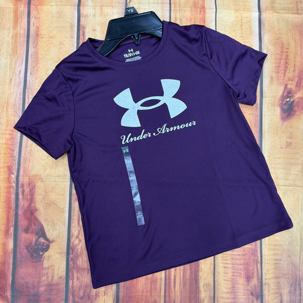 UNDER ARMOUR TECH BL SHIMMER GRAPHIC PURPLE 6019070