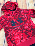 UNDER ARMOUR BOYS RIVAL HOODIE ANTHEM RED UAFJI75D-930