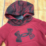 UNDER ARMOUR BOYS RAGLAN FLEECE SET CARDINAL