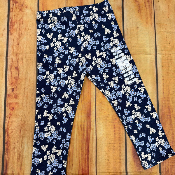 MAYORAL FLEECE FLORAL PRINTED LEGGINGS 4729