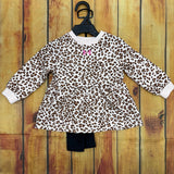 UNDER ARMOUR LEOPARD PRINT TUNIC SET APEX PINK