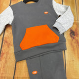 UNDER ARMOUR RIVAL HOODIE ANTHEN OUTRAGEOUS ORANGE UAFJI87D