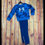 UNDER ARMOUR BOYS RIVAL AOP SET AEGEAN BLUE