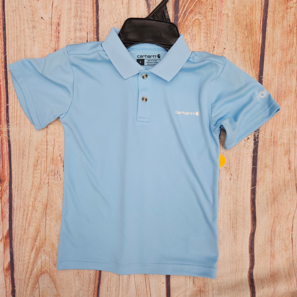 CARHARTT POLO SUN DEFENDER LIGHT BLUE CA6821