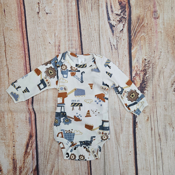UP BABY SOFT JERSEY COTTON BODYSUIT CREAM L/S 2501.45953