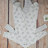 LITTLE ME FOOTIE SET ELEPHANTS LLQ16955N-L110