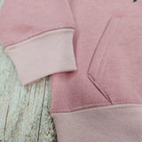 JOHN DEERE MAMA FOAL FLEECE SWEATSHIRT POWDER PINK J2J651PT
