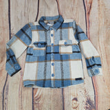 QUIMBY BLUE PLAID FLANNEL