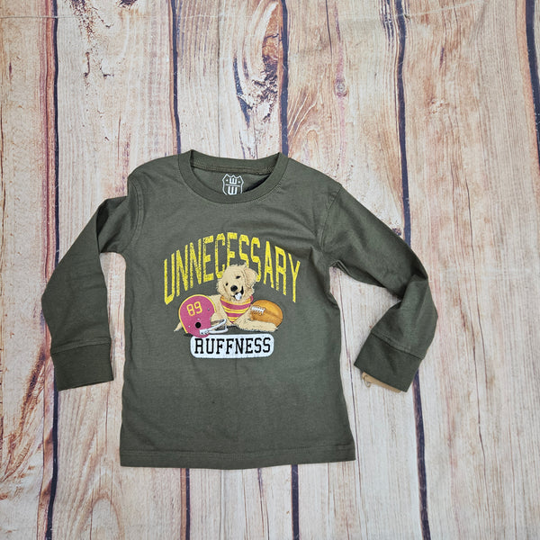 WES AND WILLY UNNEC RUFFNESS LS TEE