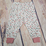 NORUK 3 PC PAJAMAS PORCUPINE/MUSHROOMS S26P54