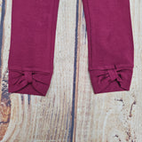 NORUK MAGENTA LEGGING WITH BOW CUFFS