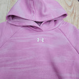 UA GIRLS RIVAL FLEECE PRINTED HDY-PNK 1379520