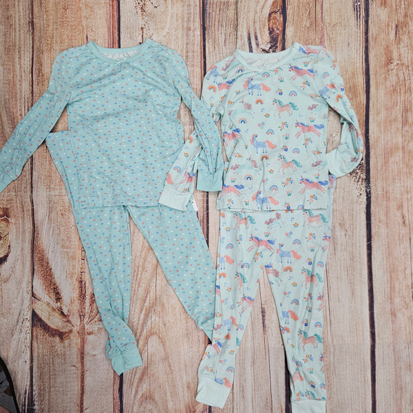 LITTLE ME UNICORN 4 PC BAMBOO PJ LS616291T