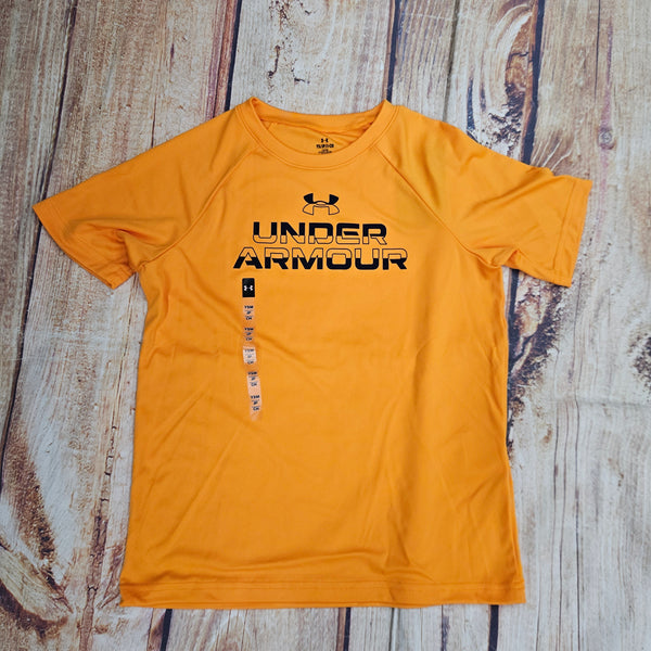 UNDER ARMOUR TECH SPLIT WORDMARK SS TEE 1383010