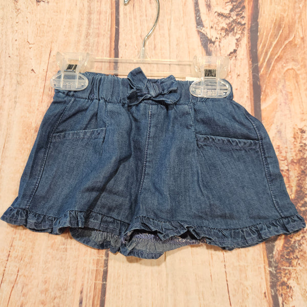 MAYORAL GIRLS DENIM SHORTS 1203 OSCURO
