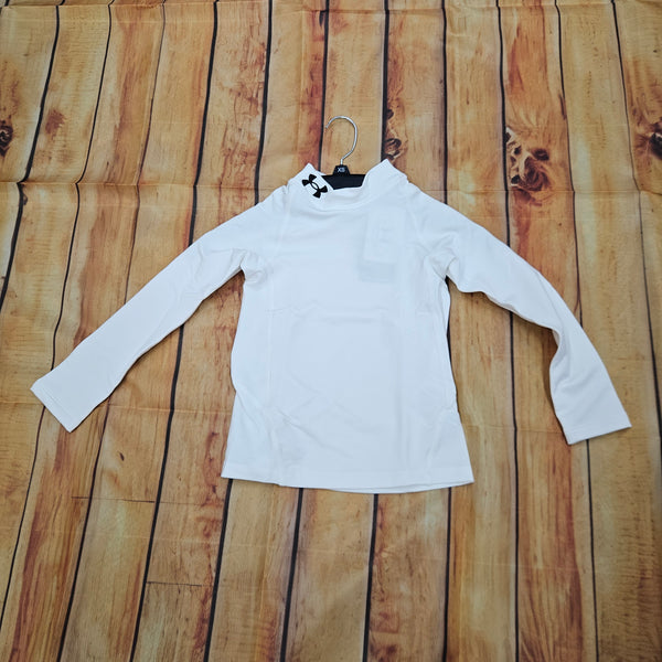 UNDER ARMOUR MOCK LS COLD GEAR 1366373-100 WHITE