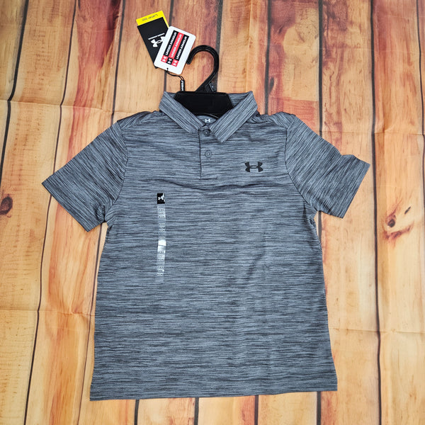 UNDER ARMOUR BOYS MATCHPLAY POLO GRY 6009816-025